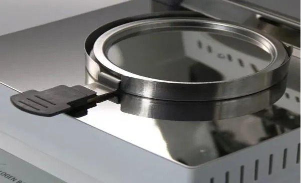 地殻粒子の急速ハロゲン水分テスト分析機 4